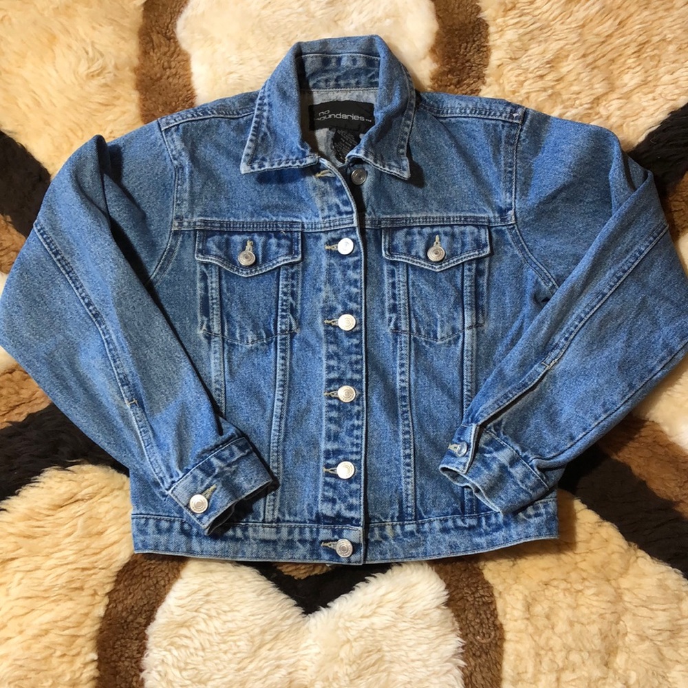 Vintage No Boundaries Jean Jacket Juniors 3/5